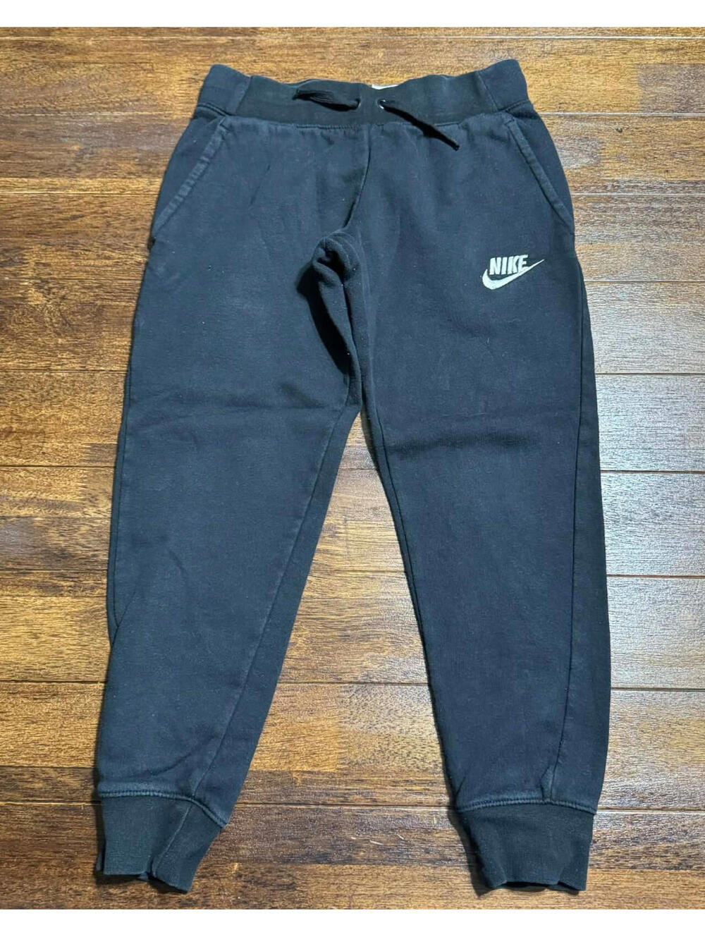 Nike Sportswear Cotton Jogger Pants Women's Size S Black Logo